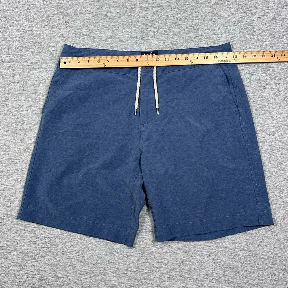 Faherty Shorts Men's Size 35 Blue All Day Hybrid Drawstring Beach Golf Outdoor